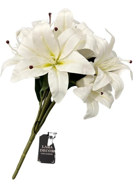 Beyaz Lilyum Yapay Çiçek