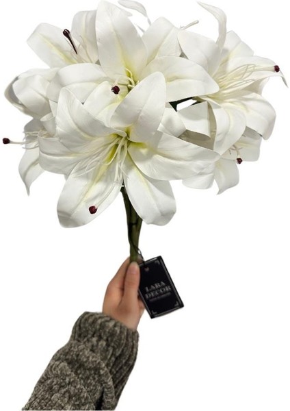 Beyaz Lilyum Yapay Çiçek modelleri