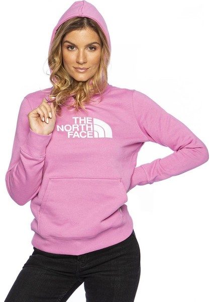 Drew Peak Pullover Kadın Kapüşonlu Sweatshirt Pembe