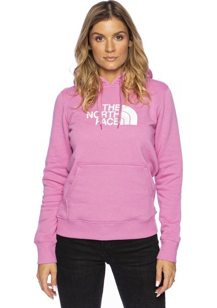 Drew Peak Pullover Kadın Kapüşonlu Sweatshirt Pembe modelleri