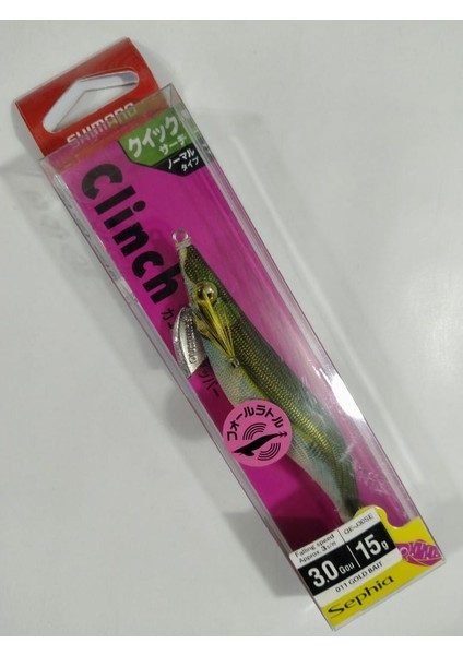 Shımano Sephia Clinch Xcounter 3.0 / 15 gr Kalamar Zokası - Gold Baıt