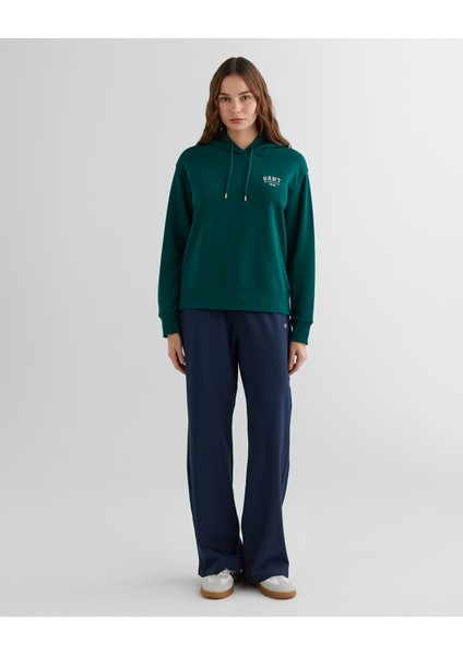 Kadın Yeşil Relaxed Fit Kapüşonlu Logolu Sweatshirt 4201272.310 modelleri