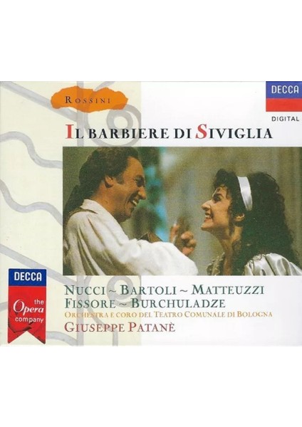 Rossini -Nucci -Bartoli – Il Barbiere Di Siviglia (1989) 3 CD