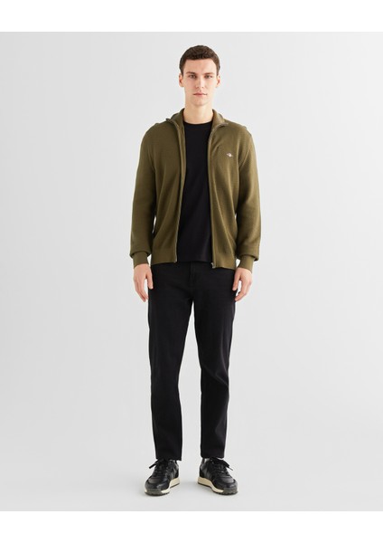 Erkek Yeşil Regular Fit Fermuarlı Hırka 8030212.301 modelleri