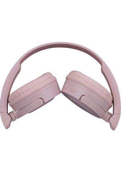 Sn-xbk33 Pembe Batty Tf Kart Özellikli Bluetooth V 5.0 Katlanabilir Kulak Üstü Kulaklık