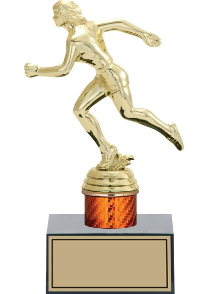 Atletizm Kadın Figürlü Kupa-Okul Kupası-Ödül Kupası-Turnuva Kupası 21 cm