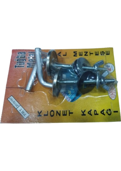 Klozet Kapağı Metal Menteşe - Alttan Sıkmalı