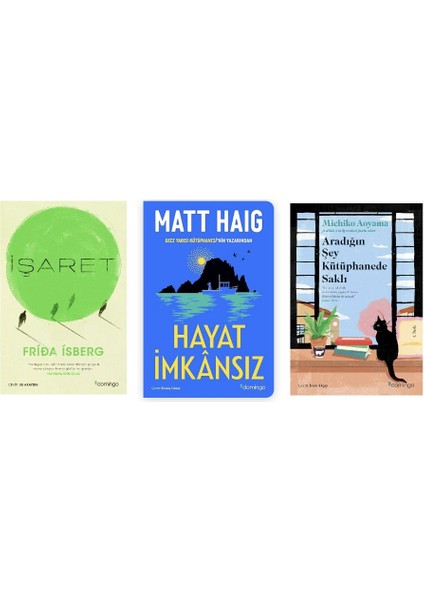 İşaret - Hayat İmkansız - Aradığın Şey Kütüphanede Saklı 3 Kitap