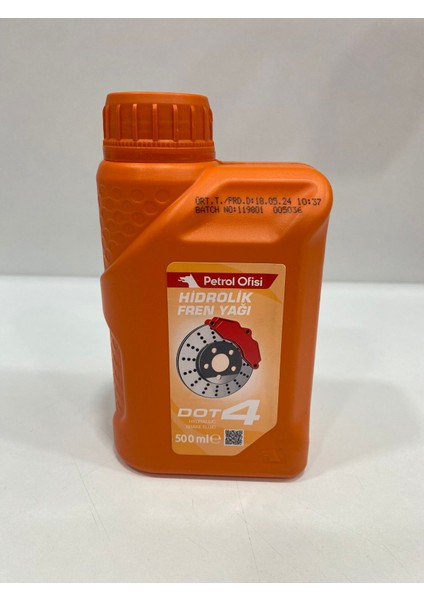 Dot-4 500ML Hidrolik Fren Yağı (2024 üretim)