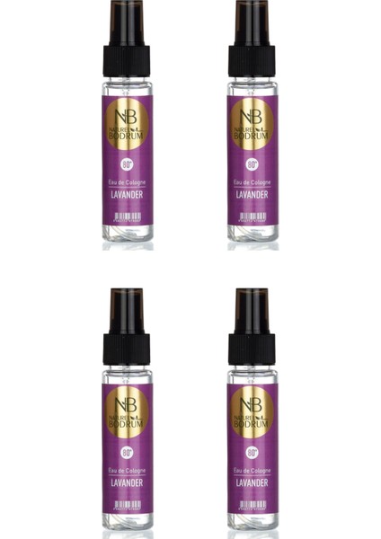 Kolonya Lavender 4 x 60 ml