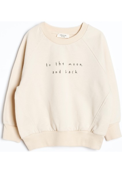 Kız Erkek Çocuk Mevsimlik Sweatshirt Baskılı Lastikli Mevsimlik Sweatshirt