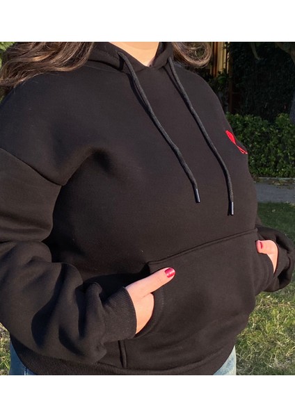 Kadın 3 Iplik Şardonlu Desenli Sweatshirt fiyatları