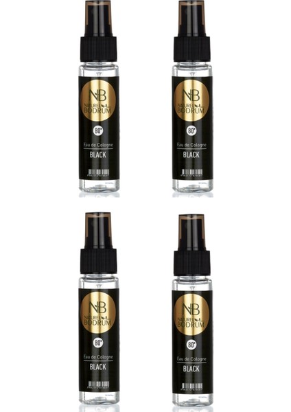 Kolonya Black 4 x 60 ml