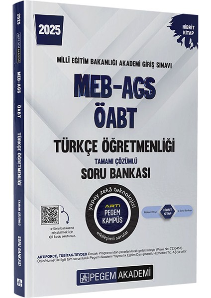 2025 MEB - AGS - ÖABT Türkçe Öğretmenliği Tamamı Çözümlü Soru Bankası