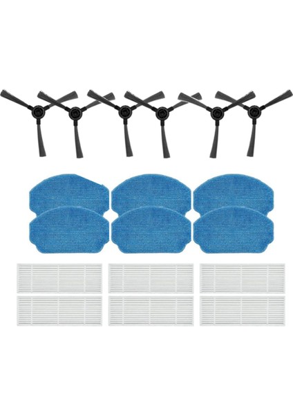 18 Adet Aksesuar Kiti Için BR150 BR151/BR150 BR151/BR150 BR151 Robotlu Süpürge Parçaları (Yurt Dışından)