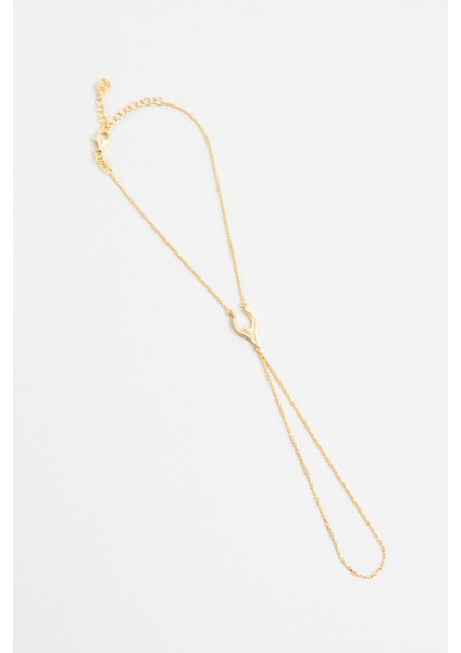 Bereket 18 Ayar Sarı Altın Kaplama 20 cm Gümüş Şahmeran