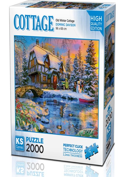 Puzzle Yetişkin 2000 Parça Parça Old Winter 22526 Ksgm