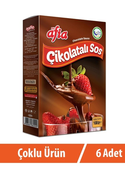 Çikolatalı Sos 6x100 gr