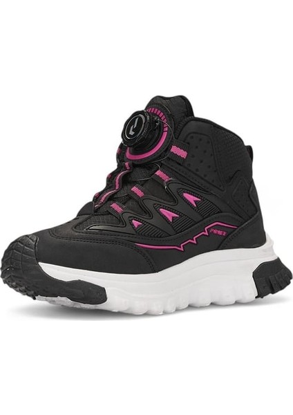 Kız 32-37 Siyah Fuşya Akıllı Bağcıklı Comfort Bot