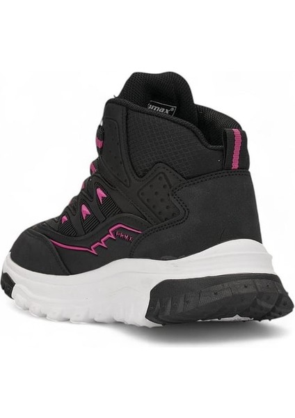 Kız 32-37 Siyah Fuşya Akıllı Bağcıklı Comfort Bot