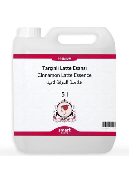 Premium Tarçınlı Latte Esansı 5 Litre
