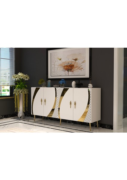 Hookct (KB150) Konsol Beyaz-Altın fiyatları