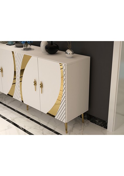 Hookct (KB150) Konsol Beyaz-Altın modelleri