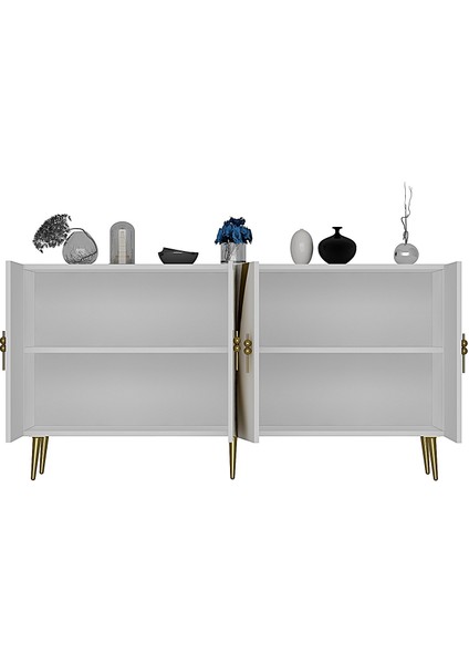 Hookct (KB150) Konsol Beyaz-Altın indirimleri