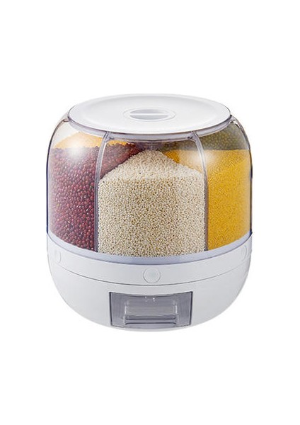 Abs+Evcil Pirinç Namlu, Mutfak Için Uygun Altı Noktalı Dönen Böcek Geçirmez Pirinç Tankı (Yurt Dışından)