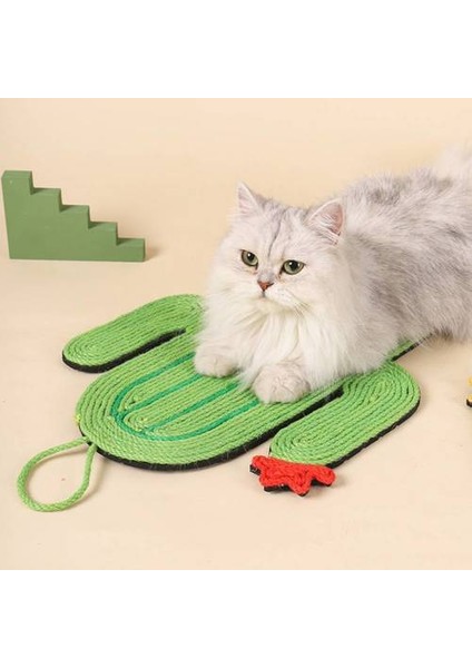 Kaktüs Cat Scratch Board, Sisal Kanepe Kırpma Dayanıklı ve Giyim Dayanıklı Pençe Cihazı (Yurt Dışından)