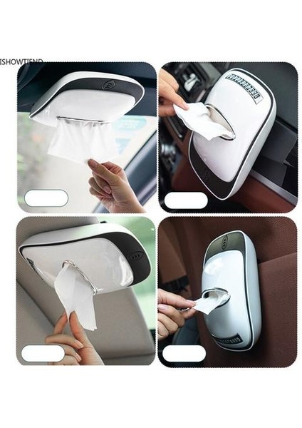 Yaratıcı Çok Fonksiyonlu Doku Kutusu Araba Doku Peçete Tutucu Katı Doku Organizatör Depolama Kaymaz Oto Iç Aksesuarları | Doku Kutuları (Yurt Dışından) fırsatları