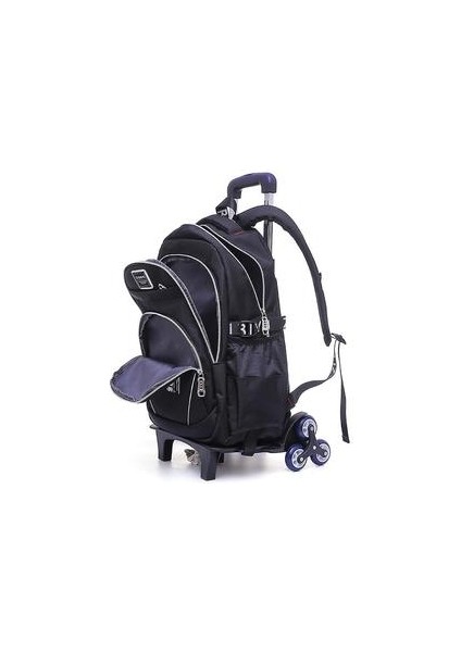 Kızlar 2-6 Sınıflar Ayrılabilir Merdiven Tırmanma Sırt Çantası Tekerlekli (Renk-2) (Yurt Dışından) fiyatları