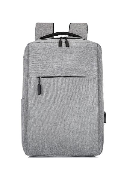 USB Anti Hırsızlık Erkekler / Kadınlar Seyahat Sırt Çantası (Gri) (Yurt Dışından)