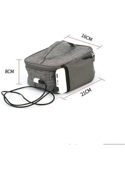 USB Gıda Isıtıcı Isıtma Konteyner Çantası Taşınabilir 12 V Araba Elektrikli Isıtmalı Öğle Yemeği Kutusu Paket Piknik Açık Su Geçirmez Yalıtım Çantası | Öğle Yemeği Kutuları (Yurt Dışından)