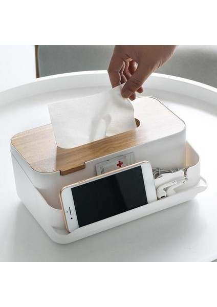 Doku Kutusu Ofis Ev Organizatör Telefon Tutucu Peçete Kağıt Havlu Saklama Kutusu | Doku Kutuları (Yurt Dışından) modelleri