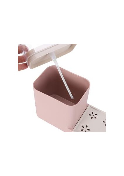800 ml Yeni Sabun Pompası Dağıtıcı Sünger Tutucu ile Temizleme Sıvı Dispenser Konteyner Basın Sabun Organizatör Mutfak Temizleyici Araçları | Raflar ve Amp;sahipler (Pembe) (Yurt Dışından)