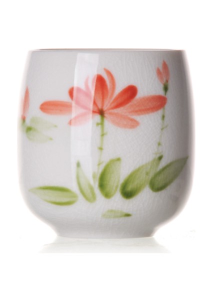 1 Adet Çin Seramik Çay Kupası Beyaz Porselen Kung Fu Cups Çömlekçilik Kolu ile Drinkware Şarap Kahve Kupa Teacup | Teacups (Yurt Dışından)