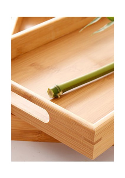 Ahşap Bambu Servis Tepsi Çay Bardağı Daire Tepsileri Meyve Tabağı Depolama Palet Plaka Dekorasyon Japon Gıda Dikdörtgen Plaka | Depolama Tepsileri (Ler) (Yurt Dışından) fırsatları
