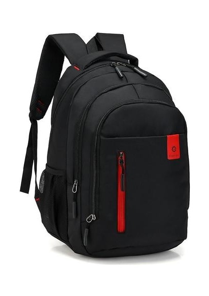 Gençler Için Polyester Moda Okul Çantaları ve (2 Kırmızı) (Yurt Dışından)