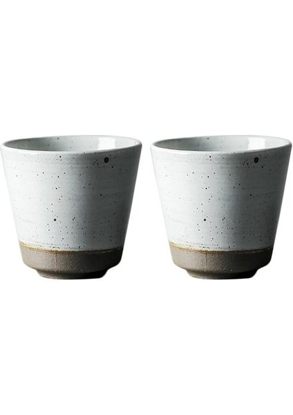 2 Adet Çay Bardağı 230 ml Japon Kupası Çömlekçilik Çay Kase Seramik Bardaklar Vintage Çay Fice Kung Fu Teaware Drinkware Konteyner El Yapımı Pu'er Kaseler | Teacups (Yurt Dışından)