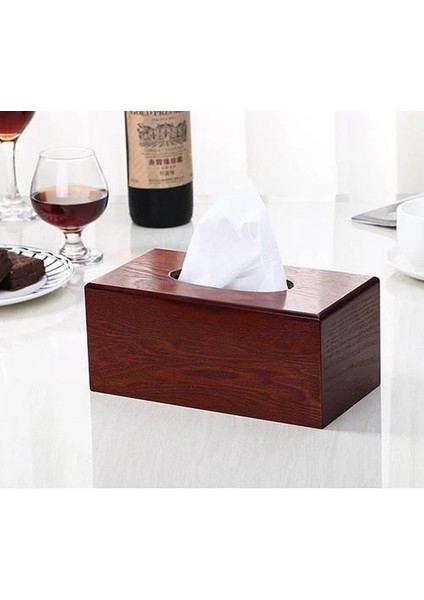 Yaratıcı Doku Kutusu Araba Kağıt Havlu Tutucu Masaüstü Peçete Saklama Kabı Ev Ofis 23X12X10.5 cm Doku Kutuları Için (Yurt Dışından)