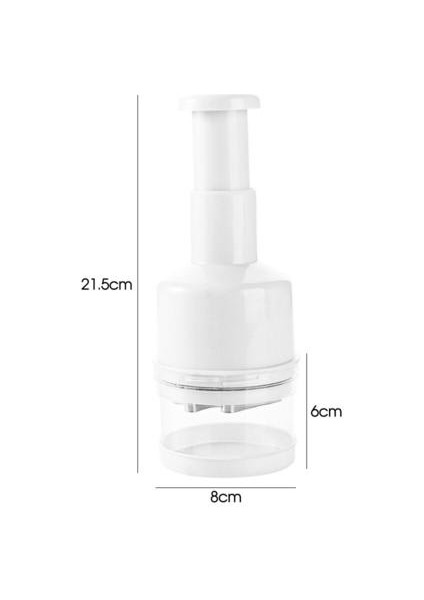 Paslanmaz Çelik Kesici Plastik El Baskı Soğan Sarımsak Kıyıcı Mutfak Manuel Gıda Sebze Salatası Dilimleme Kıyma Gadget'ları | Manuel Dilimleyiciler (Yurt Dışından)