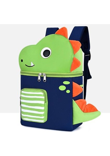 Anaokulu Okul Çantası 2-7 Yaşında Çizgi Film Çocuk Sırt Çantası (Yeşil) (Yurt Dışından) fiyatları