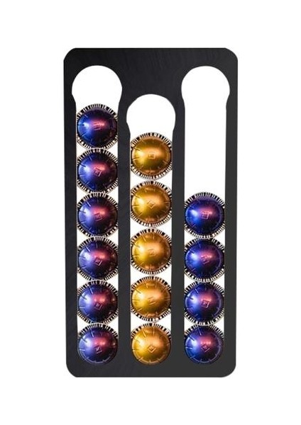 Nespresso Kahve Tutucu 17 Adet Kapsül Kupası Depolama Raf Coffee Pods Kule Raf Dönebilen Kahve Pods Depolama Rafları | Duvar Takımları Setleri (Yurt Dışından) fiyatları