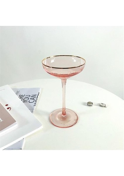 150 ml Iskandinav Tarzı Kurşun Ücretsiz Kristal Şarap Cam Altın Folyo Tatlı Şampanya Cam Tabak Kokteyl Kadeh Festivali Sanat Içme Seti | Kokteyl Cam (Yurt Dışından)