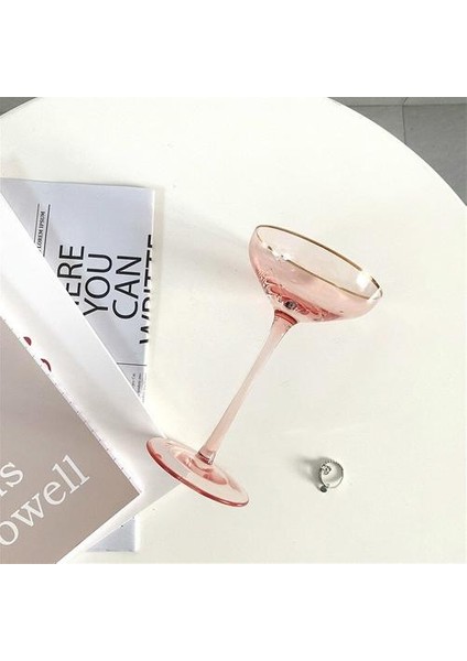 150 ml Iskandinav Tarzı Kurşun Ücretsiz Kristal Şarap Cam Altın Folyo Tatlı Şampanya Cam Tabak Kokteyl Kadeh Festivali Sanat Içme Seti | Kokteyl Cam (Yurt Dışından)