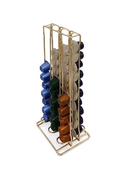 60 Bardak Nespresso Kapsül Kahve Pods Tutucu Dönen Raf Kahve Standı Dolce Gusto Kapsüller Depolama Rafları Tutucu | Duvar Takımları Setleri (Yurt Dışından) modelleri