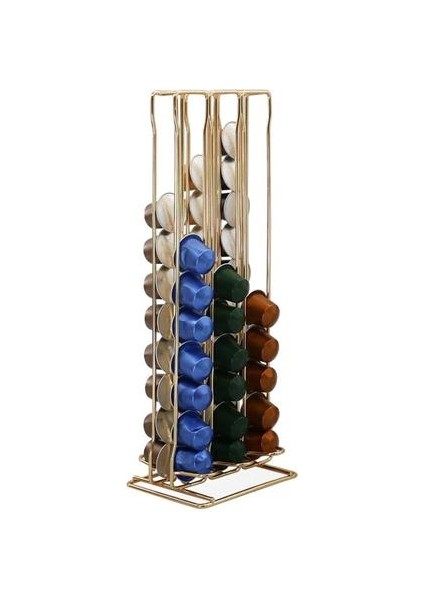 60 Bardak Nespresso Kapsül Kahve Pods Tutucu Dönen Raf Kahve Standı Dolce Gusto Kapsüller Depolama Rafları Tutucu | Duvar Takımları Setleri (Yurt Dışından) fırsatları