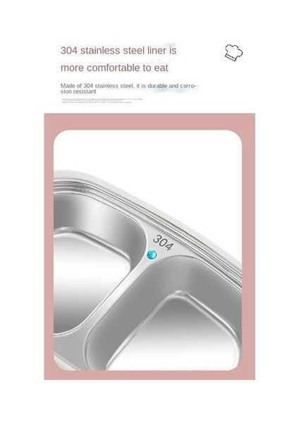 304 Paslanmaz Çelik Öğle Yemeği Kutusu, Ofis Çalışanları ve Öğrencileri Için Uygun Çift Katman, Mikrodalga Isıtma ve Ayırma Yalıtım Yemeği Kutusu (Yurt Dışından) modelleri