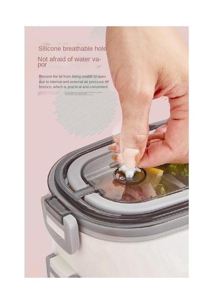 304 Paslanmaz Çelik Öğle Yemeği Kutusu, Ofis Çalışanları ve Öğrencileri Için Uygun Çift Katman, Mikrodalga Isıtma ve Ayırma Yalıtım Yemeği Kutusu (Yurt Dışından) fırsatları